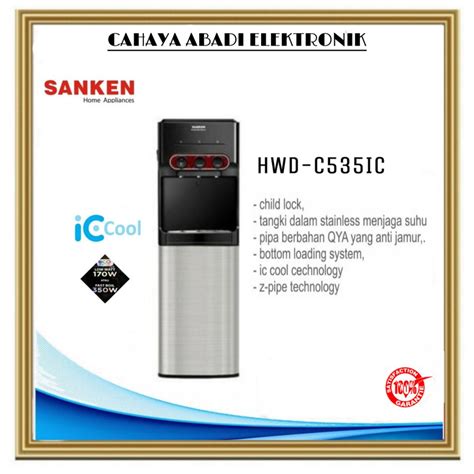 Jual Sanken Dispenser Galon Bawah Hwd C Ic Bottom Loading Shopee