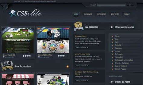 class css design galleries   inspiration