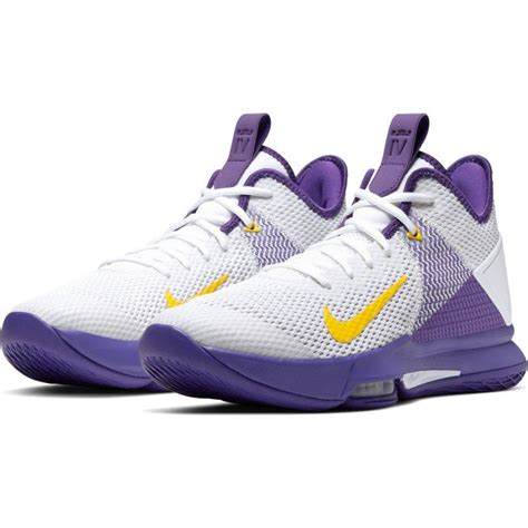 Buty do koszykówki Nike LeBron Witness IV White Voltage Purple BV7427