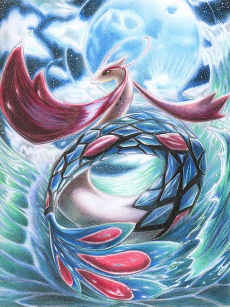 Milotic Milotic Pokemon Fan Art Hd Phone Wallpaper Pxfuel