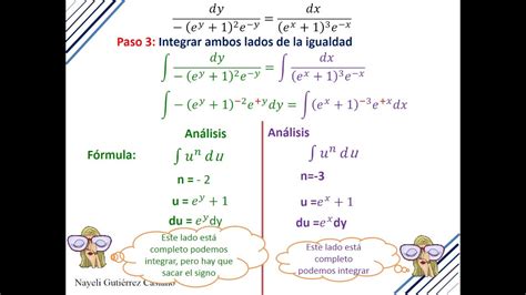 Variables Separables Ejercicio 13 Ecuaciones Diferenciales YouTube