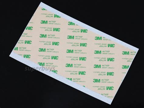 3m 467mp Double Sided Acrylic Adhesive Transfer Tape Sheet 200mp 100 X