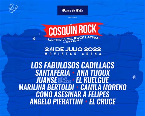 Cosquín Rock - La Fiesta del Rock Latino Chile 2022