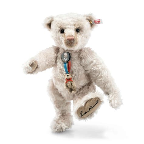 Great American Bear Teddy Roosevelt 14 In White