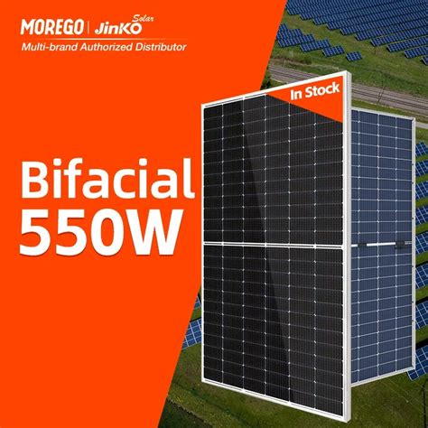 Jinko Solar Photovoltaic Module 540w 545w 550w 555w Bifacial Dual Glass Solar Panels Solar