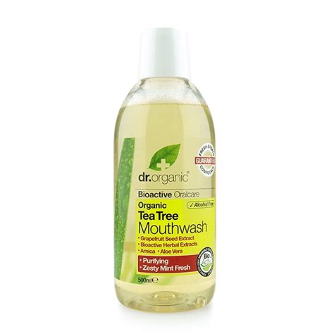 Dr Organic Tea Tree Mouthwash Holland Barrett