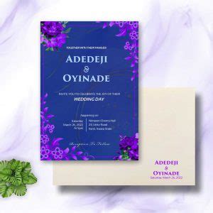 Get Yoruba Traditional Wedding Invitations Cards Design And Printing