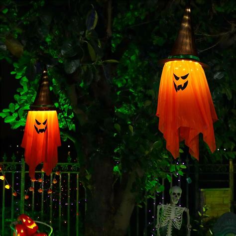 Bloomwin Halloween Deko Garten Outdoor Gruselig St Ck M Geister Mit