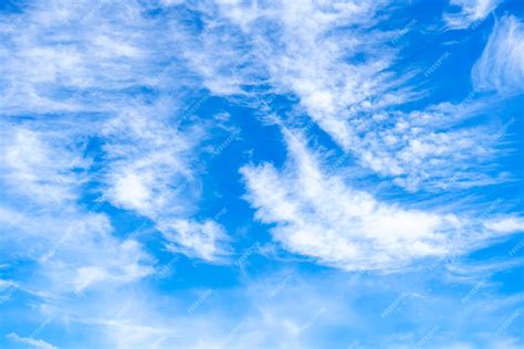 premium photo light cloud  blue sky background beautiful