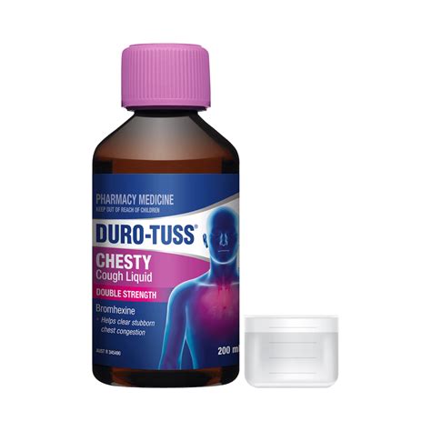 Duro Tuss Chesty Cough Liquid Double Strength Duro Tuss Nz