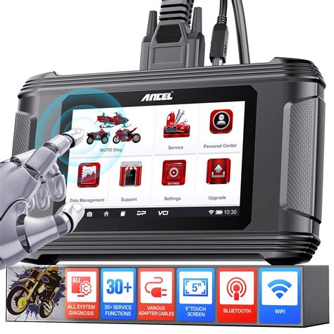 ANCEL MT500 Motorcycle Diagnostic Scan Tool With 5inch Touchscreen