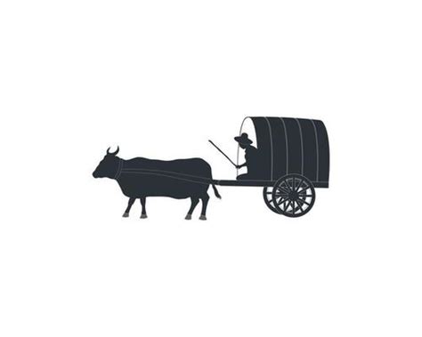 Bullock Cart Vector Art, Icons, and Graphics for Free Download