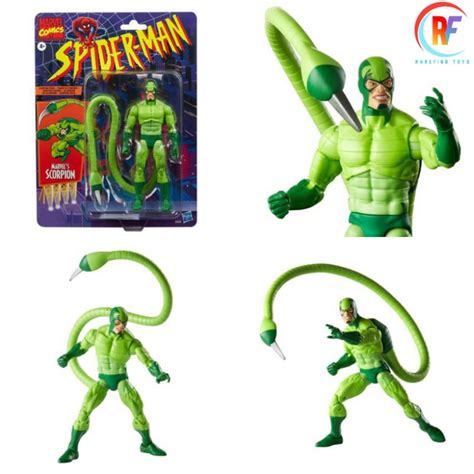 In Stock Marvel Legends Spider Man Retro Marvel Legends Scorpion