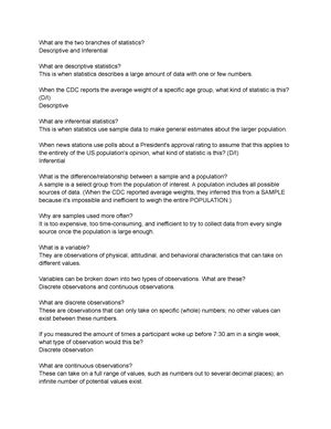 Psych 210 Exam 2 Review Psych 210 Addington Fall 2018 Review Sheet