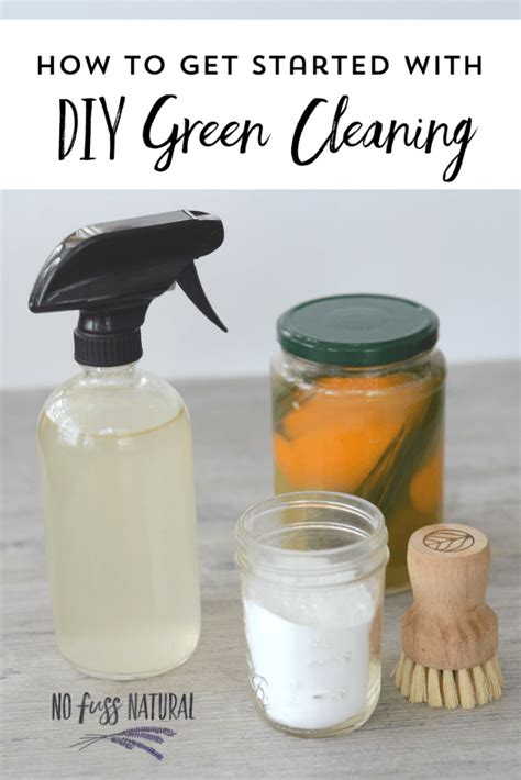 Green Cleaning Supplies Homemade