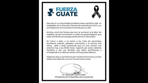 Presidente Alejandro Giammattei Se Pronuncia Tras Accidente En Zona