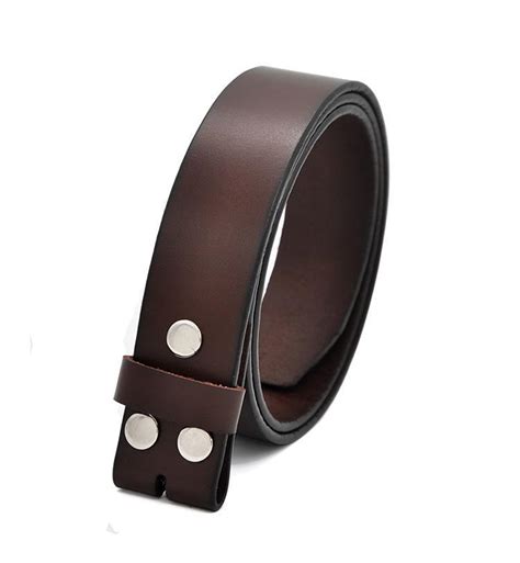 Genuine Leather Belts Without A Buckle For Men And Women