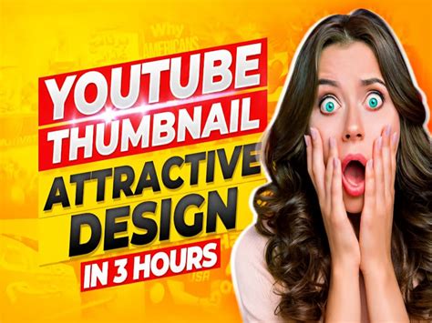 Attractive Eye Catchy Clickbait Cartoon Youtube Thumbnail In Hours