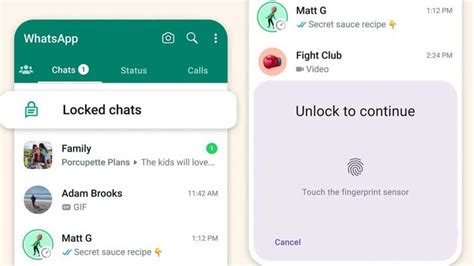 WhatsApp Cómo proteger mis chats con contraseña o huella para mayor