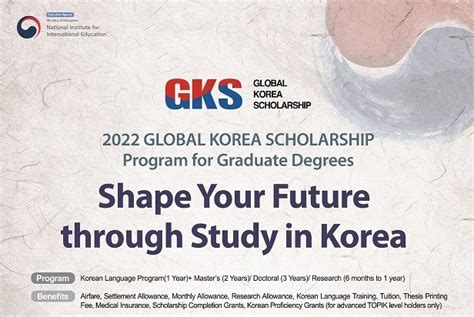 2022 Global Korea Scholarship Program Center For Korea Studiescenter