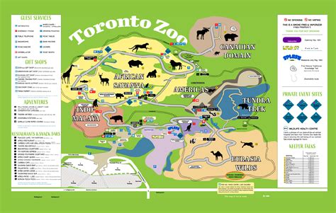 Toronto Zoo Map 2022