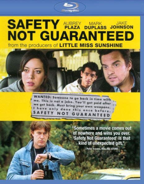 Safety Not Guaranteed by Colin Trevorrow, Aubrey Plaza, Mark Duplass ...