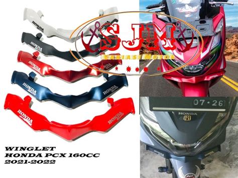 WINGLET PCX 160 Cc Cover Sayap Aerodinamis Honda PCX 160cc Winglet