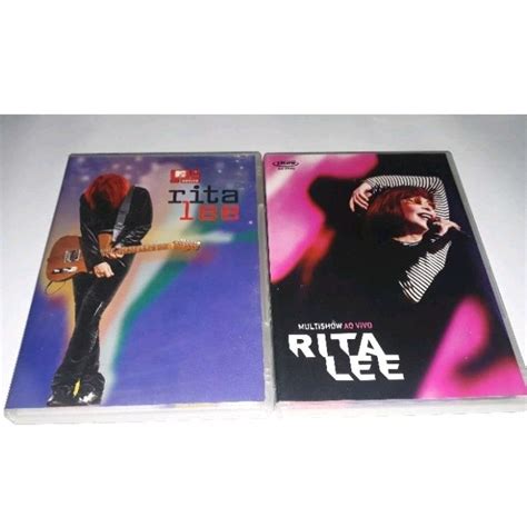 Dvd Rita Lee Multishow Ao Vivo E Mtv Ao Vivo Original Shopee Brasil