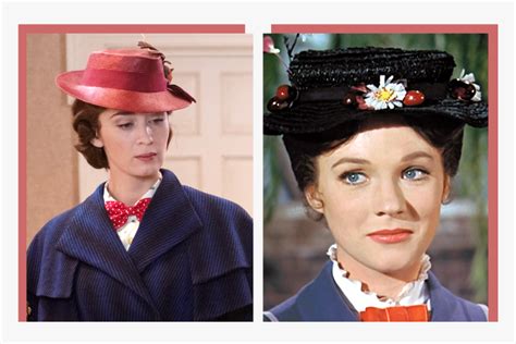 Left Emily Blunt Stars As Mary Poppins In Disney S - Julie Andrews Vs ...