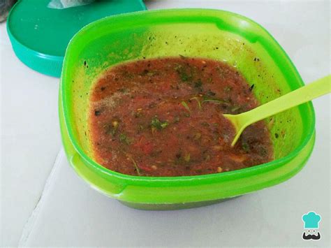 Salsa Roja Mexicana Fácil