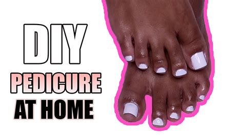 Diy Pedicure At Home Step By Step At Home Pedicure Tutorial Easy Youtube