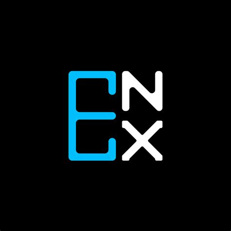 enx letter logo creative design  vector graphic enx simple