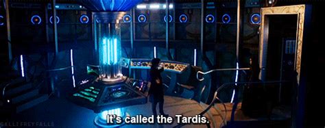 tardis gif find share  giphy
