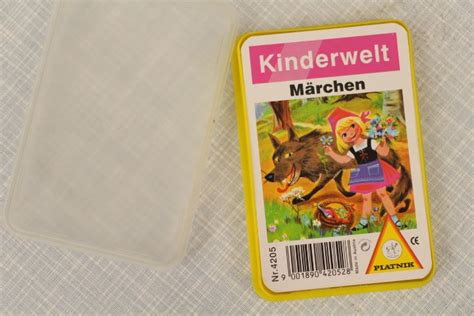 Vintage Kartenspiel Quartett M Rchen Von Projektvintage Auf Dawanda