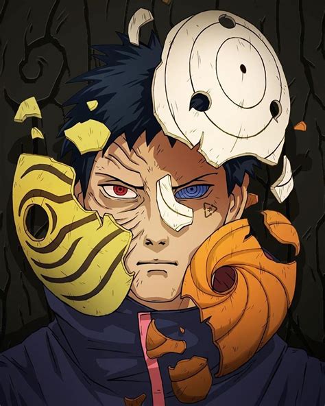 obito uchiha broken mask