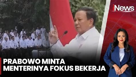 Prabowo Beri Pesan Khusus Ke Kabinet Merah Putih Di Akmil Magelang