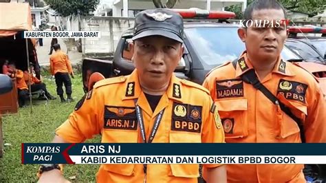 Tanah Bergeser Di Desa Bojong Koneng Bogor Akses Warga Terputus