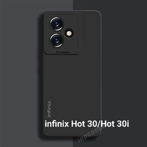 Jual Soft Case Macaron Full Black Infinix HOT HOT I Casing Pelindung Camera Shopee Indonesia