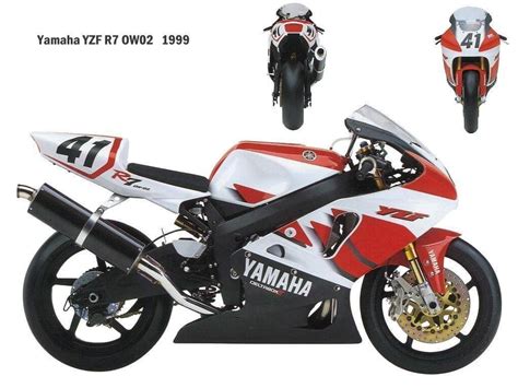 Yamaha Yzf R7 1999 Datos Técnicos Poder Par El Consumo De Combustible