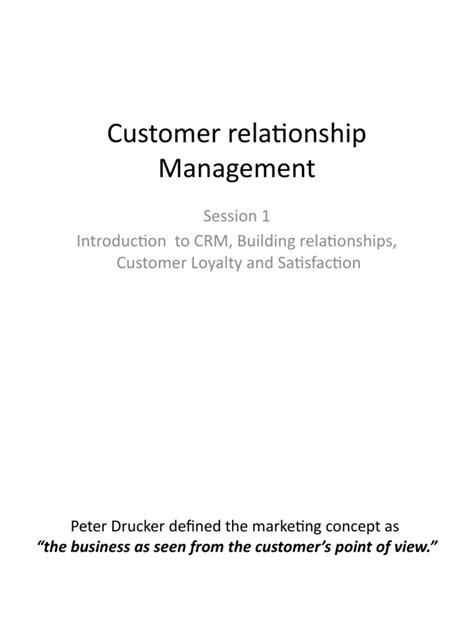 Customer Relationship Management Notes Pdf Customer Relationship Management Marketing