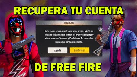 RECUPERA TU CUENTA DE FREE FIRE GARENA DEJA RECUPERAR CUENTAS YouTube