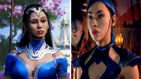 Unmasked Kitana 2023 VS 2019 In Mortal Kombat 1 YouTube