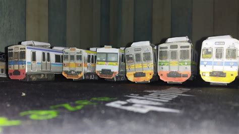 Kereta Kertas Krl Papercraft Kereta Krl Tokyu Jadul Di