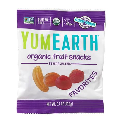 Yumearth Organic Fruit Snacks Favorites 43 Packs 07 Oz 198 G