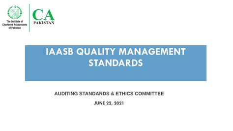 Pdf Iaasb Quality Management Standards Dokumentips