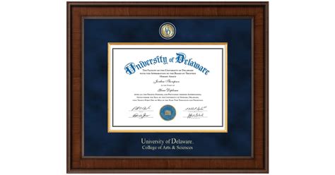 Ud College Of Arts And Sciences Diploma Frames Church Hill Classics