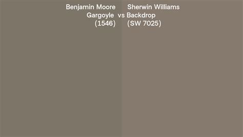 Benjamin Moore Gargoyle Vs Sherwin Williams Backdrop Sw