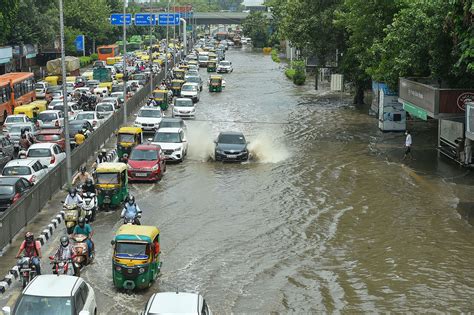 Delhi Atleast 3 Dead As Roads Homes Waterlogged After Heavy Rain