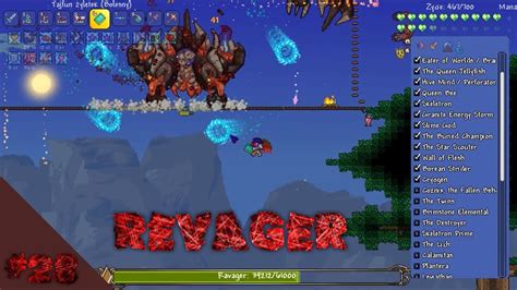 Terraria Boss Checklist 28 Ravager Expert Mode Youtube