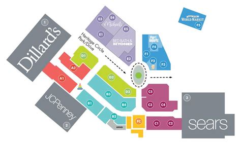 Prescott Gateway Mall Map | Map, Mall, Prescott